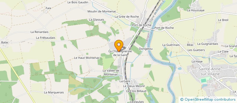 localisation de l'entreprise MADAME CLEMENTINE BENOIT-CATTIN-BRETON  LANGON