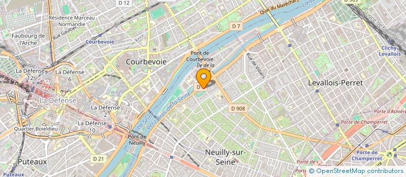 localisation de l'entreprise MADAME CLEMENTINE BERGER à NEUILLY-SUR-SEINE