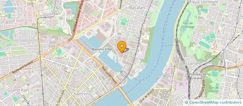 localisation de l'entreprise MADAME CLEMENTINE BERGERON  BORDEAUX