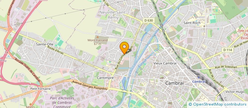 localisation de l'entreprise MADAME CLEMENTINE BEZE  NEUVILLE-SAINT-REMY