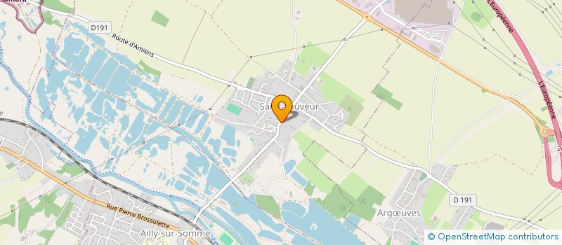 localisation de l'entreprise MADAME CLEMENTINE BILLET  SAINT-SAUVEUR