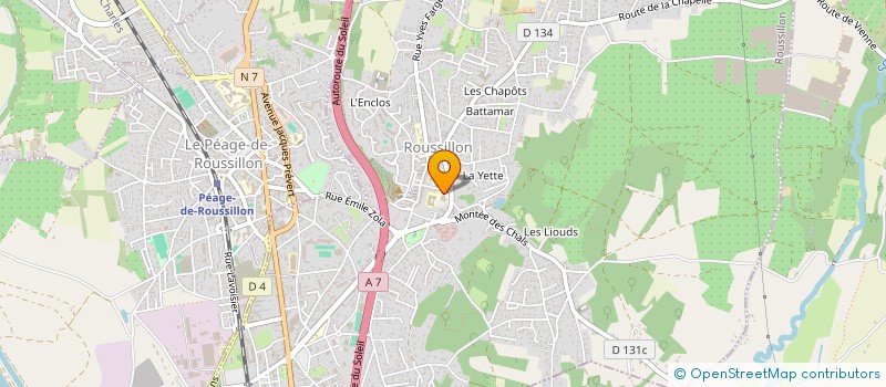 localisation de l'entreprise MADAME CLEMENTINE BITSCH  ROUSSILLON