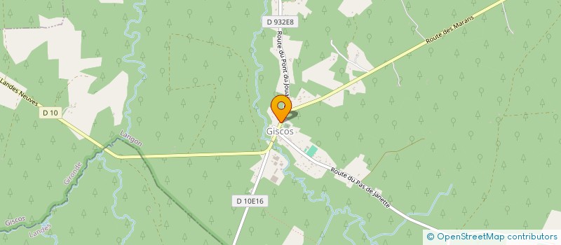 localisation de l'entreprise MADAME CLEMENTINE BLONDON  GISCOS