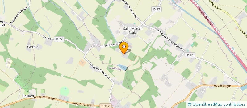 localisation de l'entreprise MADAME CLEMENTINE BONNET  SAINT-MARCEL-PAULEL