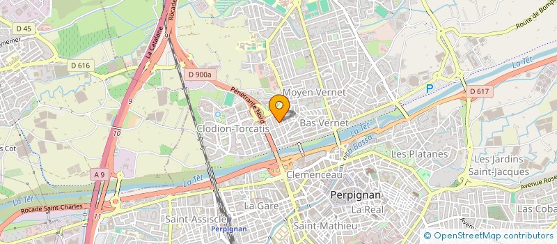 localisation de l'entreprise MADAME CLEMENTINE BOTTA  PERPIGNAN