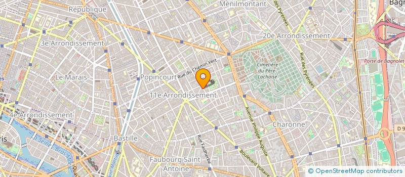 localisation de l'entreprise MADAME CLEMENTINE BOUCHOT à PARIS
