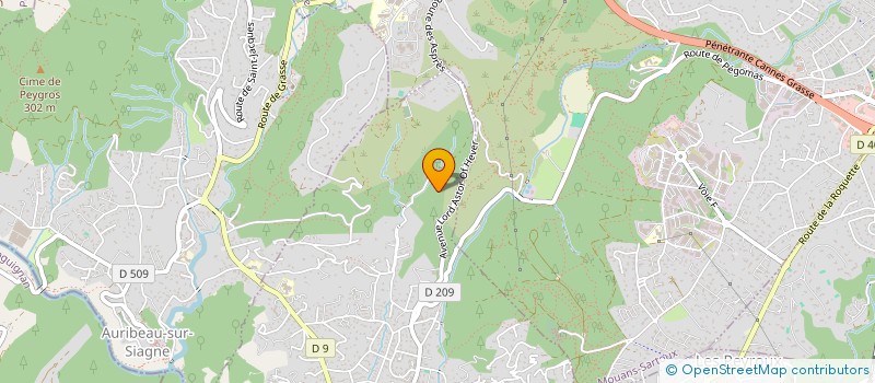 localisation de l'entreprise MADAME CLEMENTINE BRISSET  PEGOMAS