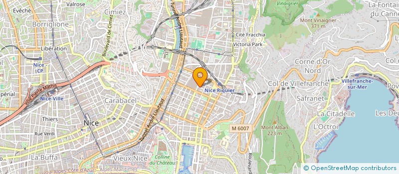 localisation de l'entreprise MADAME CLEMENTINE BULLET  NICE