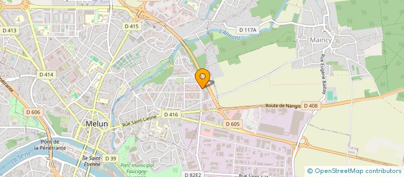 localisation de l'entreprise MADAME CLEMENTINE BUXTORF  MELUN
