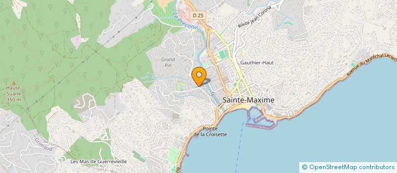 localisation de l'entreprise MADAME CLEMENTINE CAPDEVILLE à SAINTE-MAXIME