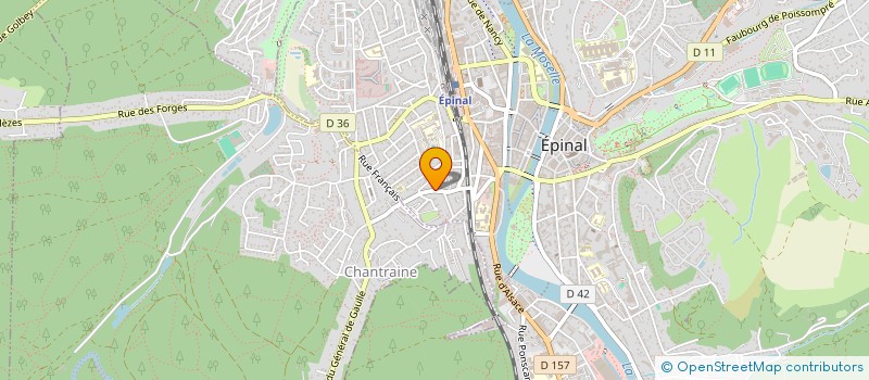 localisation de l'entreprise MADAME CLEMENTINE CARLINO  EPINAL