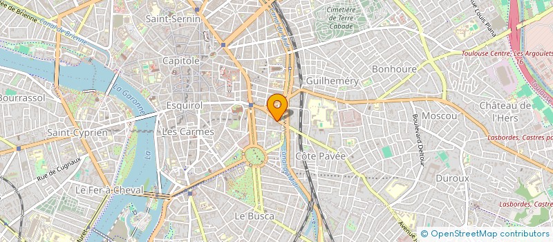 localisation de l'entreprise MADAME CLEMENTINE CARRIE à TOULOUSE