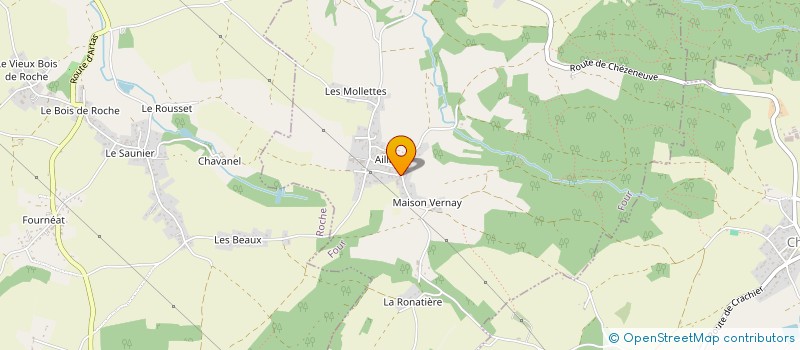 localisation de l'entreprise MADAME CLEMENTINE CECILLON  FOUR