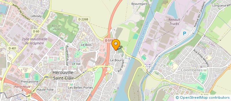 localisation de l'entreprise MADAME CLEMENTINE CECIRE à HEROUVILLE-SAINT-CLAIR
