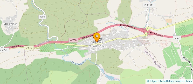 localisation de l'entreprise MADAME CLEMENTINE CHEVALIER  SAINT-PAUL-ET-VALMALLE