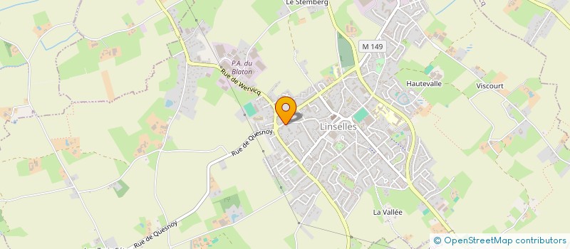 localisation de l'entreprise MADAME CLEMENTINE CHONCQ  LINSELLES