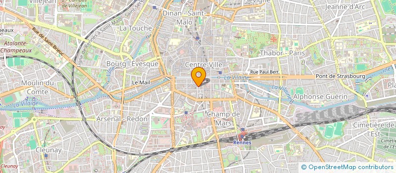 localisation de l'entreprise MADAME CLEMENTINE CLARENC  RENNES