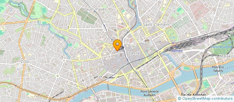 localisation de l'entreprise MADAME CLEMENTINE CLEYRAT  NANTES