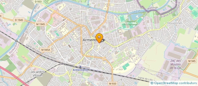 localisation de l'entreprise MADAME CLEMENTINE CRAEYE à ARMENTIERES