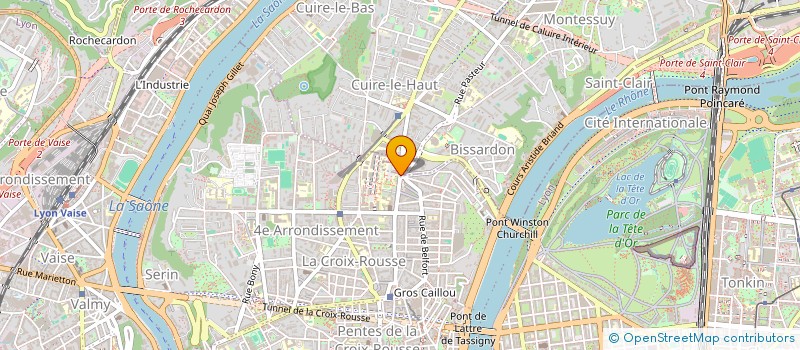 localisation de l'entreprise MADAME CLEMENTINE DAVEAU  LYON