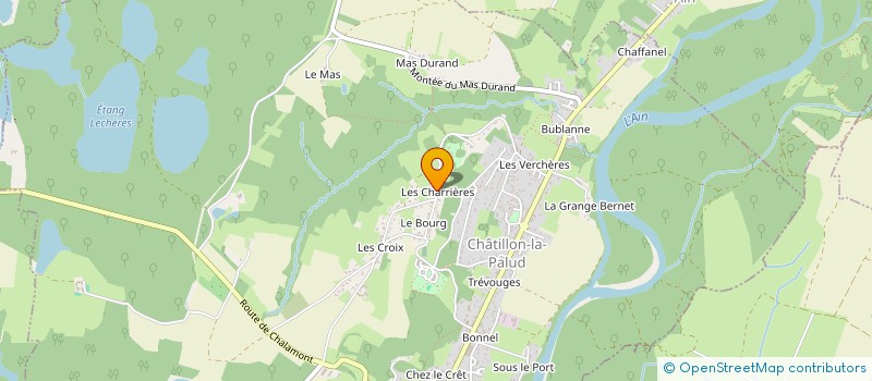 localisation de l'entreprise MADAME CLEMENTINE DEFIENNE à CHATILLON-LA-PALUD