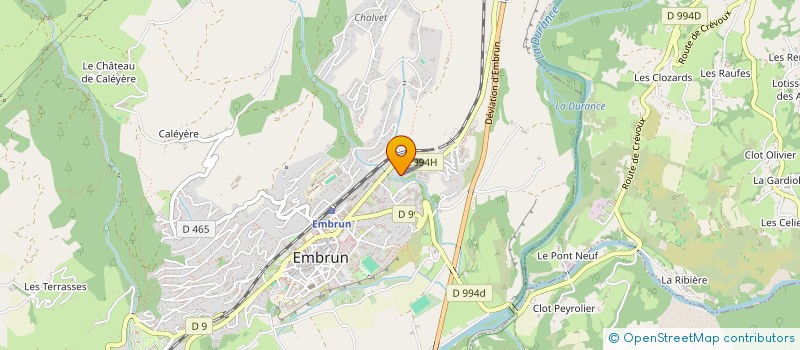 localisation de l'entreprise MADAME CLEMENTINE DEMONT à EMBRUN