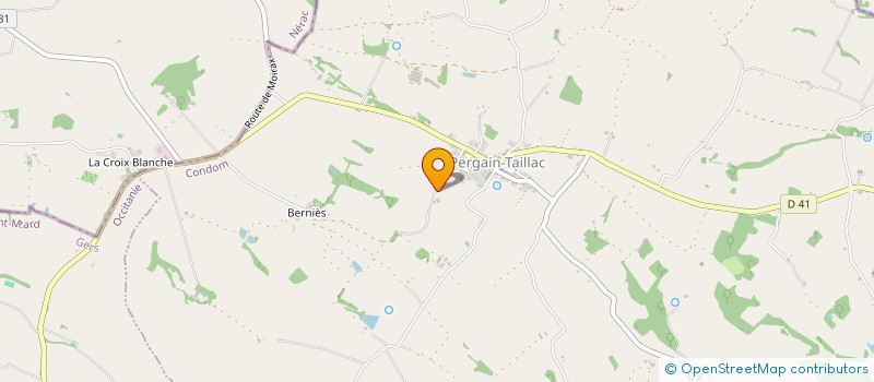 localisation de l'entreprise MADAME CLEMENTINE DERSIGNY  PERGAIN-TAILLAC