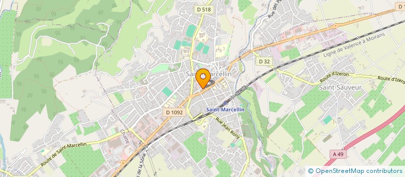 localisation de l'entreprise MADAME CLEMENTINE DESCHAMPS  SAINT-MARCELLIN