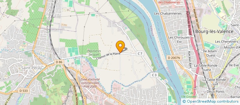 localisation de l'entreprise MADAME CLEMENTINE DESPEYSSES  SAINT-PERAY