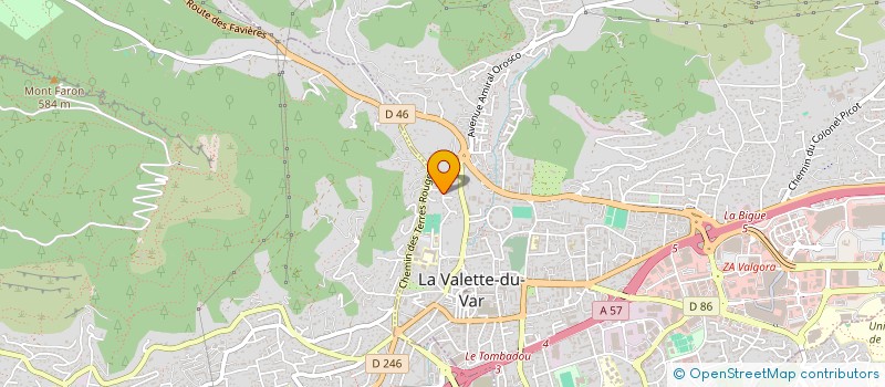 localisation de l'entreprise MADAME CLEMENTINE DHO à LA VALETTE-DU-VAR