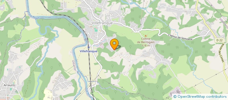 localisation de l'entreprise MADAME CLEMENTINE DHONDT  VILLEFRANQUE