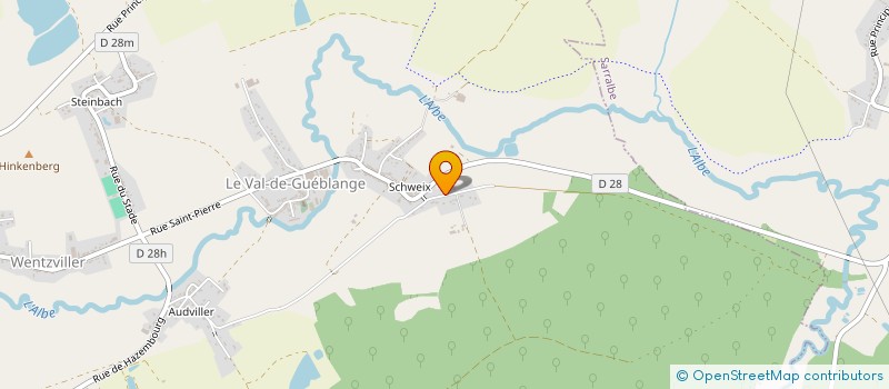 localisation de l'entreprise MADAME CLEMENTINE DOLISY  LE VAL-DE-GUEBLANGE