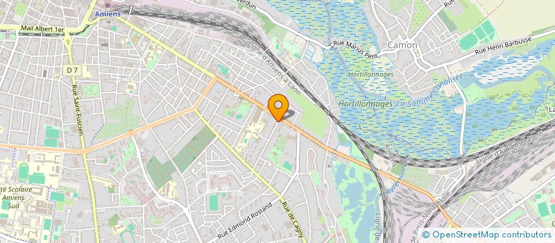 localisation de l'entreprise MADAME CLEMENTINE DONNEGER  AMIENS