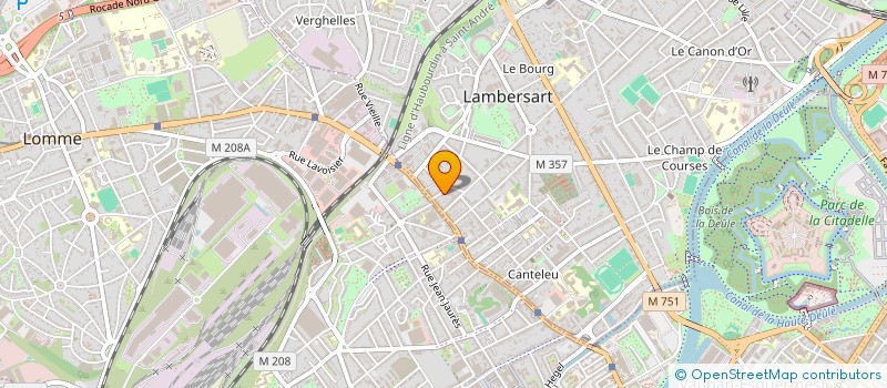 localisation de l'entreprise MADAME CLEMENTINE DUFOUR à LAMBERSART