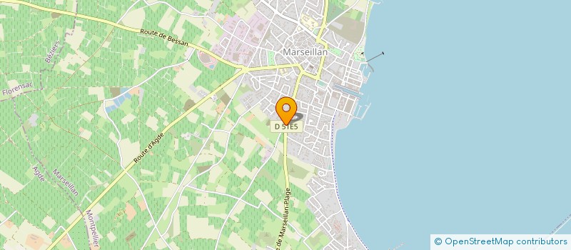 localisation de l'entreprise MADAME CLEMENTINE DUMEU à MARSEILLAN