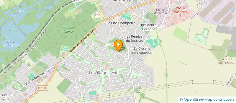 localisation de l'entreprise MADAME CLEMENTINE DUVAUCHELLE à MENNECY