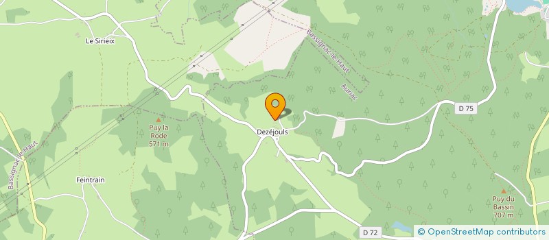 localisation de l'entreprise MADAME CLEMENTINE ESCURE  AURIAC