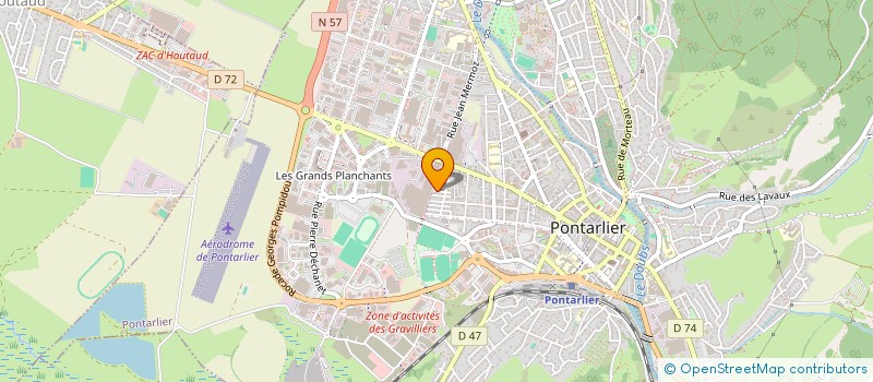 localisation de l'entreprise MADAME CLEMENTINE FELDER  PONTARLIER