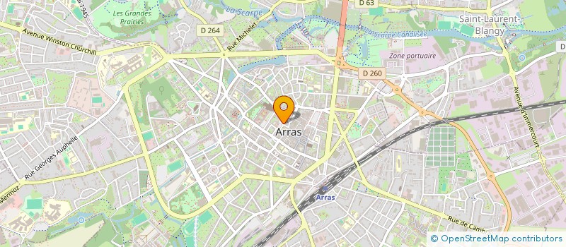 localisation de l'entreprise MADAME CLEMENTINE FERAND à ARRAS