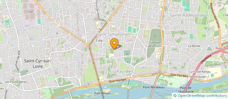 localisation de l'entreprise MADAME CLEMENTINE FIEVRE  TOURS