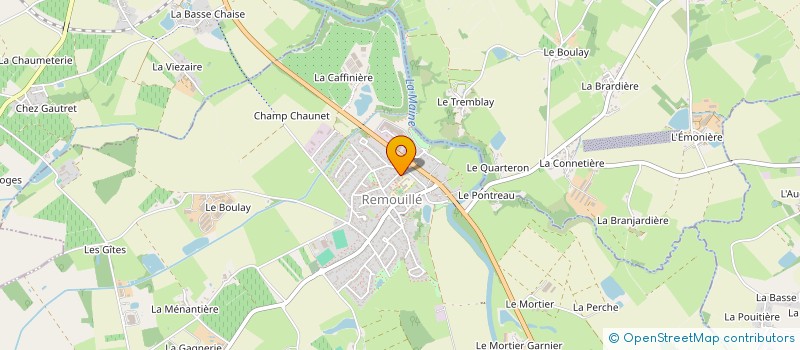 localisation de l'entreprise MADAME CLEMENTINE FLORI  REMOUILLE