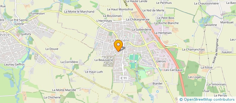 localisation de l'entreprise MADAME CLEMENTINE GALLAY  LA MEZIERE