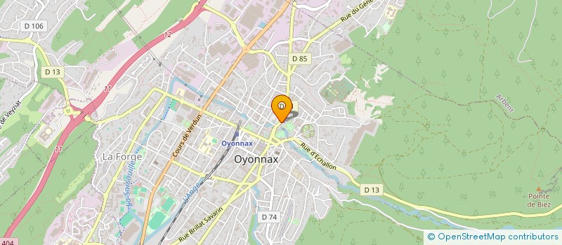 localisation de l'entreprise MADAME CLEMENTINE GANGEMI à OYONNAX