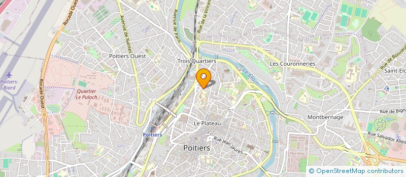 localisation de l'entreprise MADAME CLEMENTINE GARCIA  POITIERS