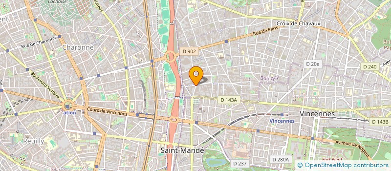 localisation de l'entreprise MADAME CLEMENTINE GARIN  MONTREUIL