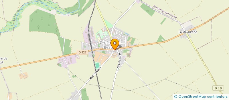 localisation de l'entreprise MADAME CLEMENTINE GAUJARD à ORGERES-EN-BEAUCE
