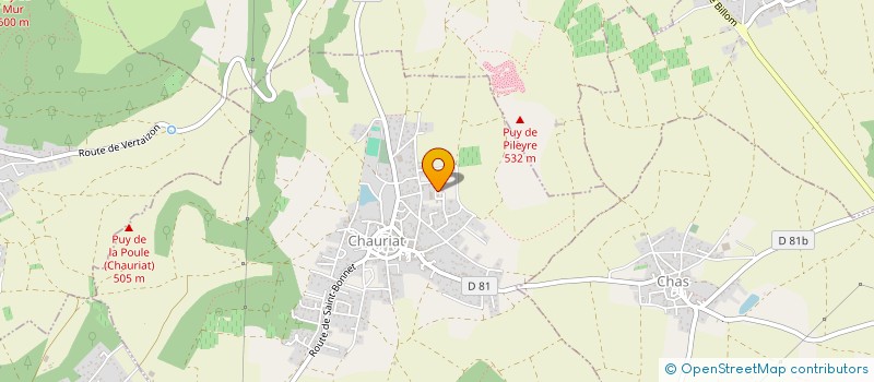 localisation de l'entreprise MADAME CLEMENTINE GENEIX  CHAURIAT