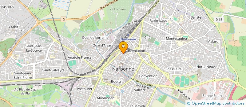localisation de l'entreprise MADAME CLEMENTINE GENTIL à NARBONNE
