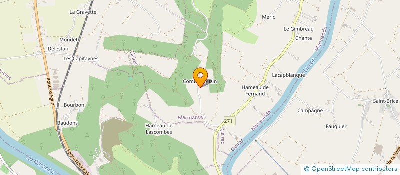 localisation de l'entreprise MADAME CLEMENTINE GHILARDI  BOURRAN