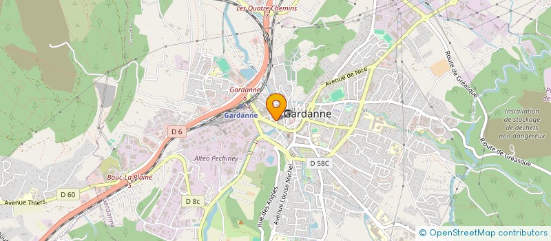 localisation de l'entreprise MADAME CLEMENTINE GINESTE à GARDANNE